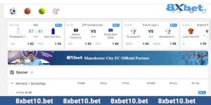 Khám phá thế giới cá cược thể thao đa dạng tại nhà cái 8xbet